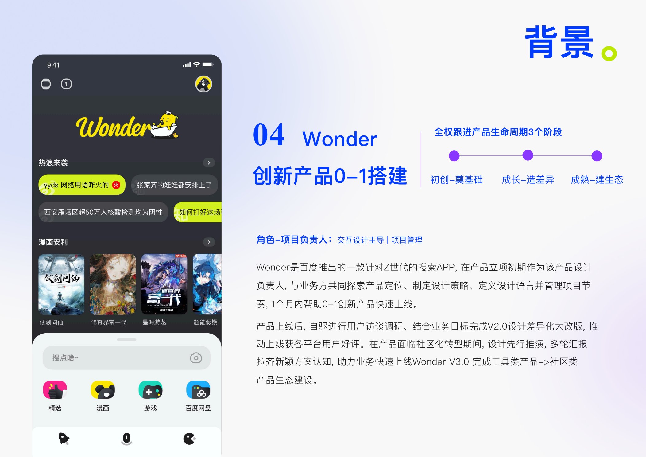 Wonder - 背景